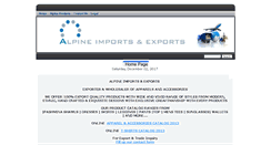 Desktop Screenshot of alpineexports.com